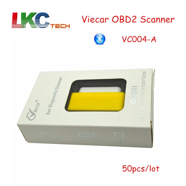 Best Offers Best Price Newly VC004-A OBD2 Car Diagnostic Tool Viecar Code Reader Scanner Good Quality 9 OBD2 Protocol 50pcs/lot DHL Free