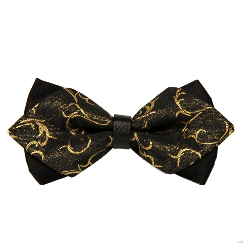 20 style summer men's neckwear neck self gold bow tie silver black silk fashion casual male pink bowtie wedding lote