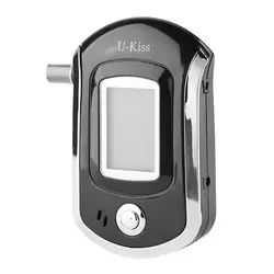 U-Kiss портативный тестер для алкоголя с ЖК-экраном дисплей цифровой алкотестер алкогольный Алкотестер анализатор автомобиля привод