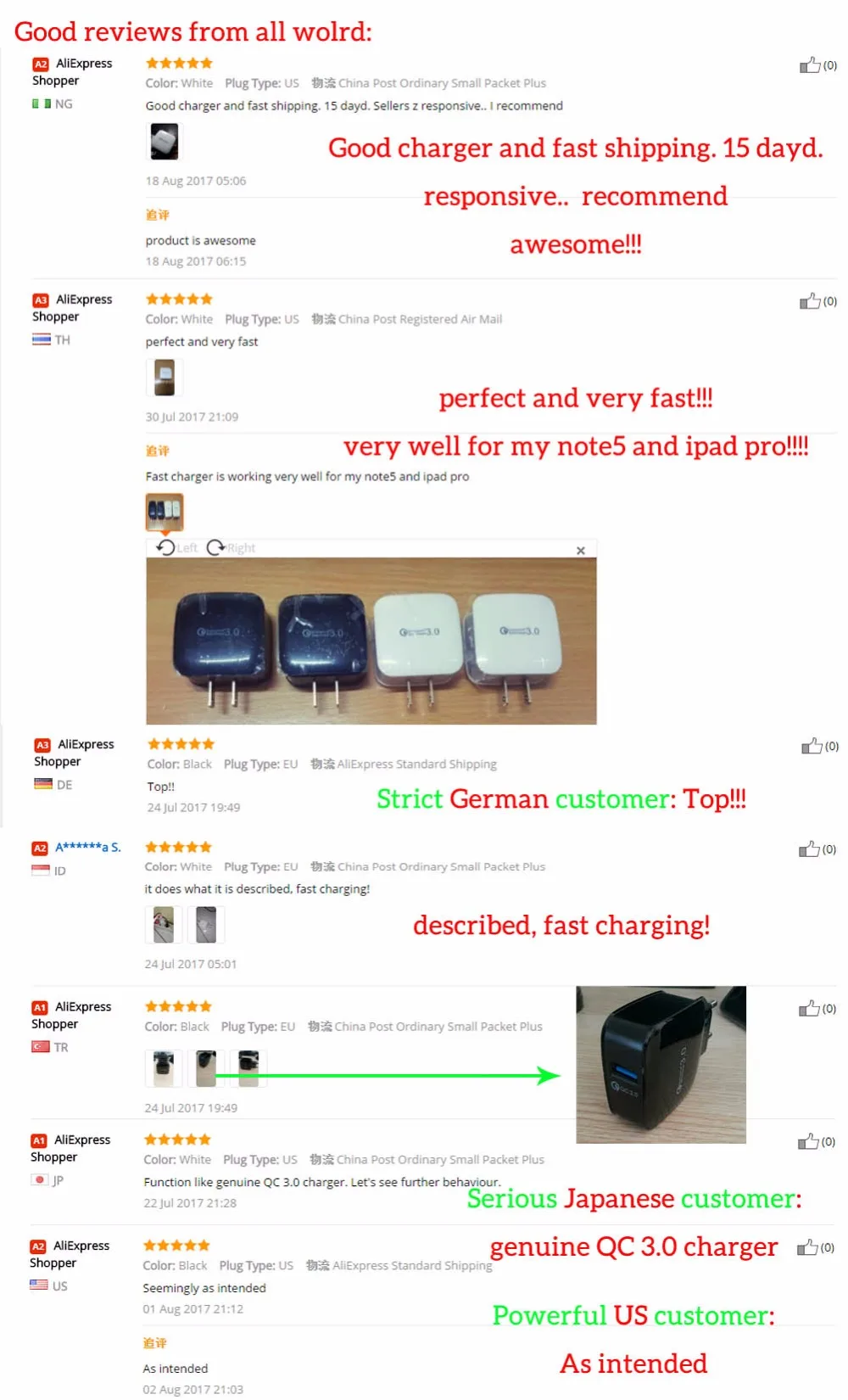 TOP QC 3.0 USB Wall Charger Quick Charge 3.0 2.0 EU US Plug for iphone Samsung Xiaomi mi5 ViVo Phone Fast Travel Charger 18w 5 9 (2)