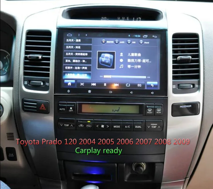

Carplay DSP 9 inch Android 7.1 Car Audio for Toyota Prado 120 2004 2005 2006 2007 2008 2009 Stereo Vedio GPS Navi Multimedia 4G