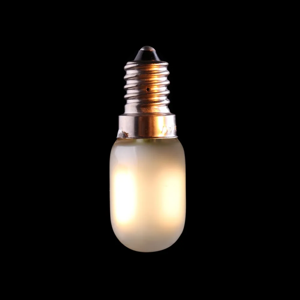 

1W LED Fridge Light Bulb E14 Warm White 2700K 7W Equivalent Energy Saving Frosted Glass T22 Night Filament Bulbs for Microwave