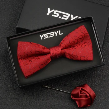 

Brand 2019 New Stlye High Quality Fashion Butterfly Ties Bow Tie for Men Plaid Striped Party Men's Bowties Pack with Gift Box