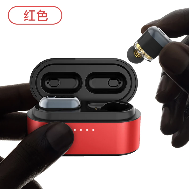 

HIFI Sound IPX7 Waterproof Bluetooth Headset 5.0 Mini 3D Stereo Sound Bluetooth Earphone Invisible True Wireless Sport Earbuds