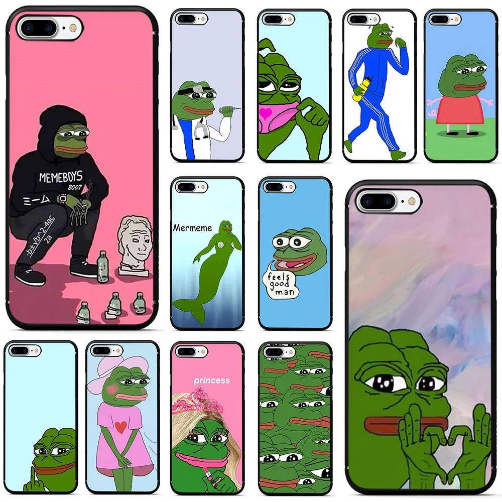 Internet Meme Smug Frog Pepe Soft TPU Phone Case for iPhone 5 5s 6 6s 7 8 Plus X XR XS MAX Internet Meme Smug Frog Pepe Soft TPU Phone Case for iPhone 5 5s 6 6s 7 8 Plus X XR XS MAX