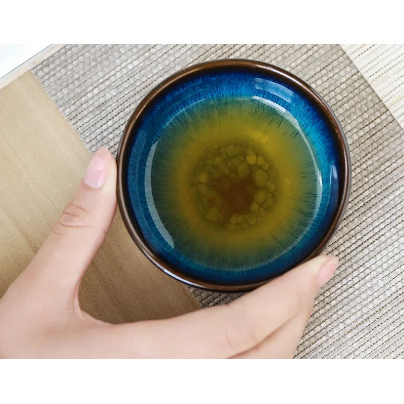 1 шт. китайская керамическая чайная чашка ледяная треснутая чашка для глазури чайный набор кунг-фу маленькая фарфоровая чайная чаша чайная чашка чайные аксессуары посуда для напитков