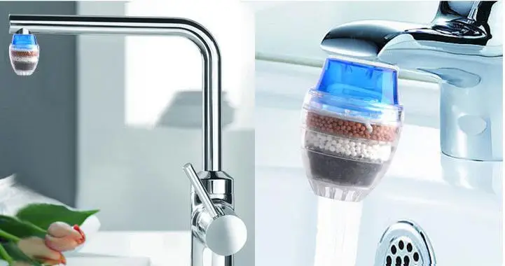 ORGANBOO 1PC Home Kitchen Activated Carbon Multilayer Water Filter Faucet Filter Tap Faucet Extender ORGANBOO 1PC Home Kitchen Activated Carbon Multilayer Water Filter Faucet Filter Tap Faucet Extender
