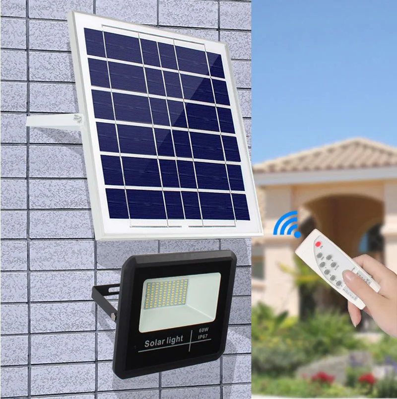 10PCS Solar LED Light Spotlight 25W 40W 60W Remote Light Control Floodlight Solar powered Street Lamp Waterproof IP67 10pcs touch switch evpaa902q patch 4 pin car remote control 3 5 2 9 1 7 torx head