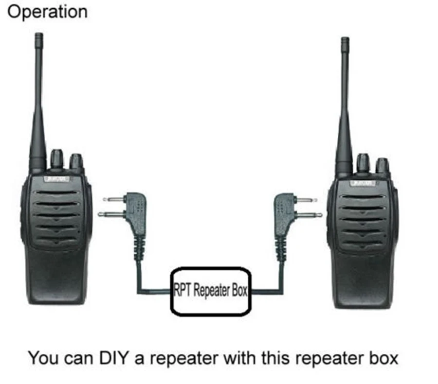 

RPT-2K Walkie Talkie two way relay box for Kenwood BAOFENG Two Way Radio Receiver Type Vide 2 Transceivers DIY Repeater Station