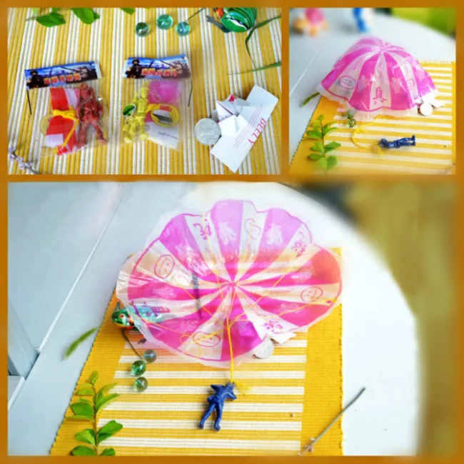 

1pc Hand Throwing kids mini play parachute soldier Outdoor sports Children's Toys Anyoutdoor