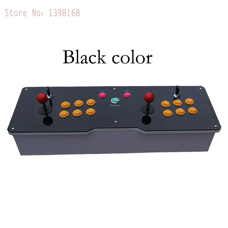 

2016 Arcade controller  Black Panel  VGA AV Output 645 games joystick buttons DIY arcade cabinet kit EMS/ DHL