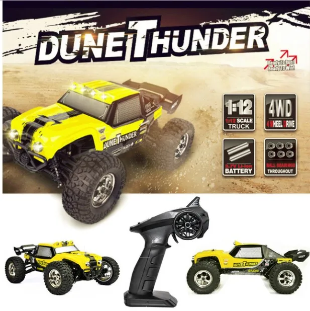 Toys RC Car HBX 12891 1:12 2.4G 4WD Hydraulic Damper RC Desert Buggy Truck Desert Off-road High Speed