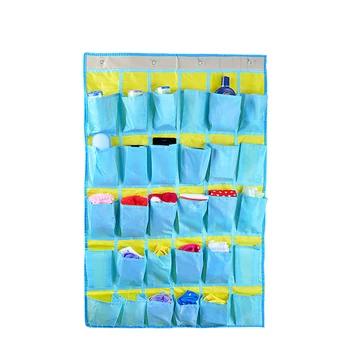 

30 Pockets Wall Hanging Storage Bags Oxford Wall Door Hanging Waterproof Pouch Bedroom Home Holder Pouch Bags Organizer Decor