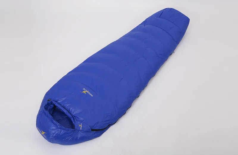 WINGACE Fill 1000 г гусиный пух спальный мешок для взрослых мумия Сверхлегкий походный зимний туристический открытый снаряжение кемпинг спальные мешки