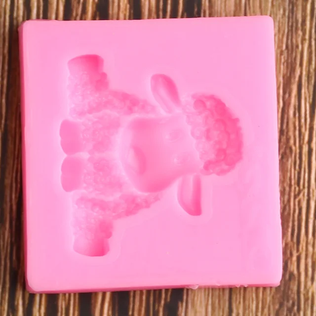 3D Juh -Szilikon Penész Diy Baba Születésnapi Party Torta Díszítő Szerszámok Cupcake Sütés Fondant Csokoládé Cukorkák Öntőformák - Image 3