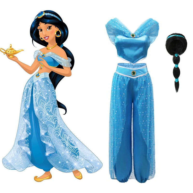 Aliexpress.com : Buy YOFEEL Aladdin's Lamp Jasmine Dress up Costumes ...