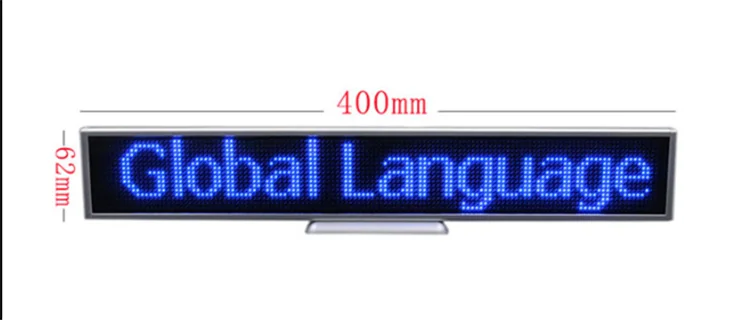 Настольный рекламный bluetooth светодиодный дисплей с прокруткой миниатюрный светодиодный дисплей 16*128 пикселей мини настольный светодиодный экран скидка знак сообщения