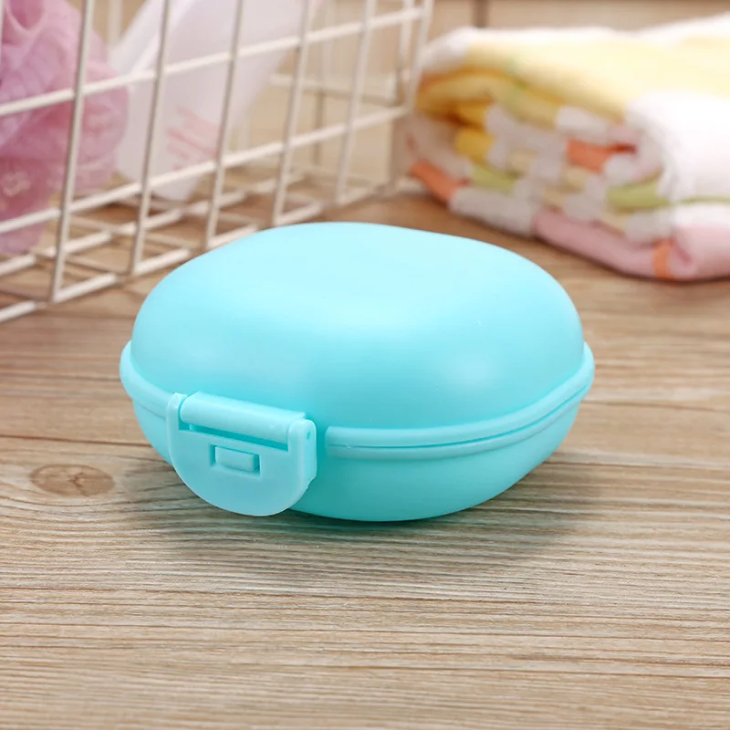 Новая портативная коробка для мыльницы для путешествий, держатель для мыла, контейнер для хранения мыльницы для душа, аксессуары для ванной комнаты, большие контейнеры, коробка - Цвет: Blue Soap Box