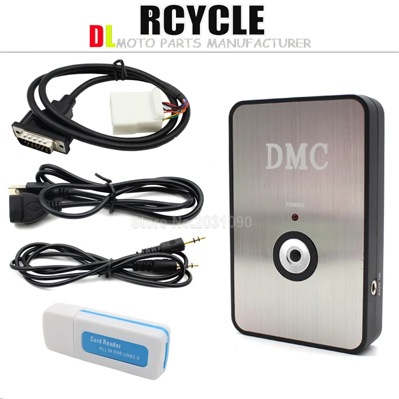Мотоцикл для Honda Goldwing GL1800 2001 2009 2010 цифровой музыкальный CD MP3 проигрыватель аудио