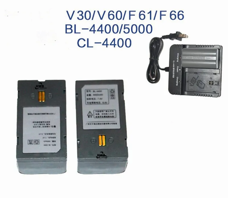 2pc NEW 7.4V 4400mAh BL 4400 battery for Hi target V30,V50,F61,F66 GNSS RTK GPS+BL 4400 CL 4400