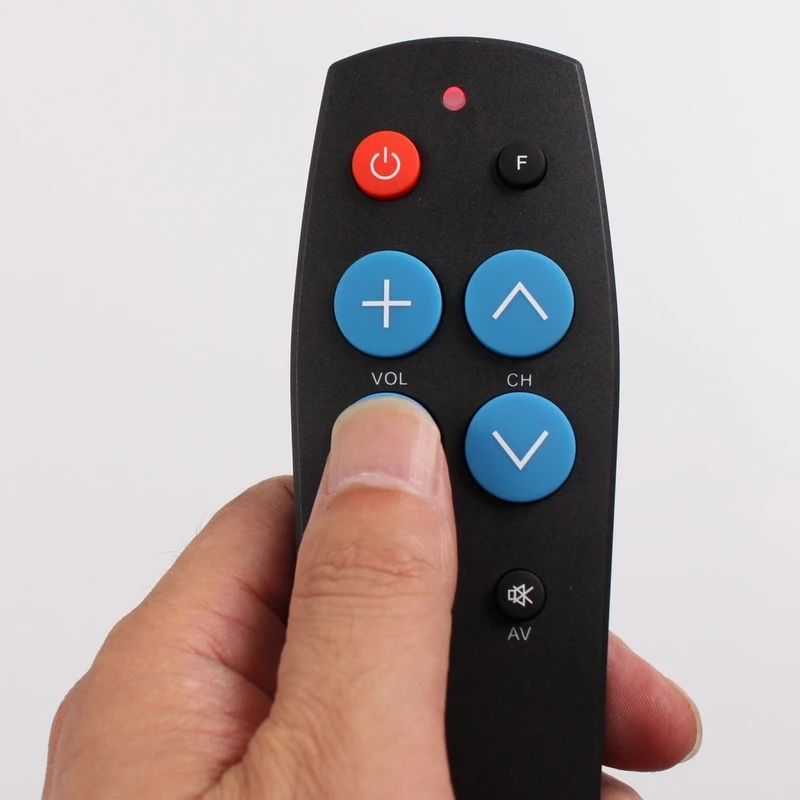 

10pcs Remote control with Learn function for TV,STB,DVB,TV box, 7Keys big buttons easy use