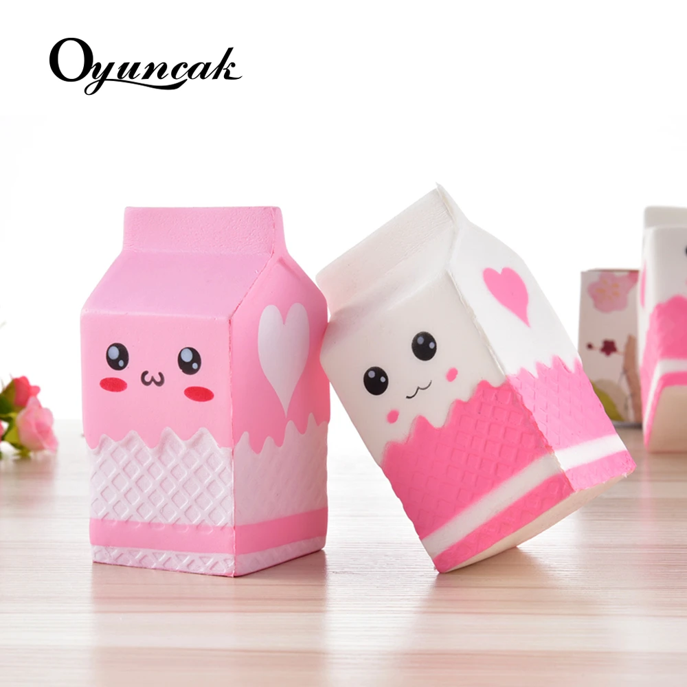 Oyuncak اسفنجي الإجهاد الإغاثة بطيئة ارتفاع Squishe الحليب الجدة والكمامة اللعب الترفيه أداة مفاجأة طفل هدايا الإجهاد الإغاثة