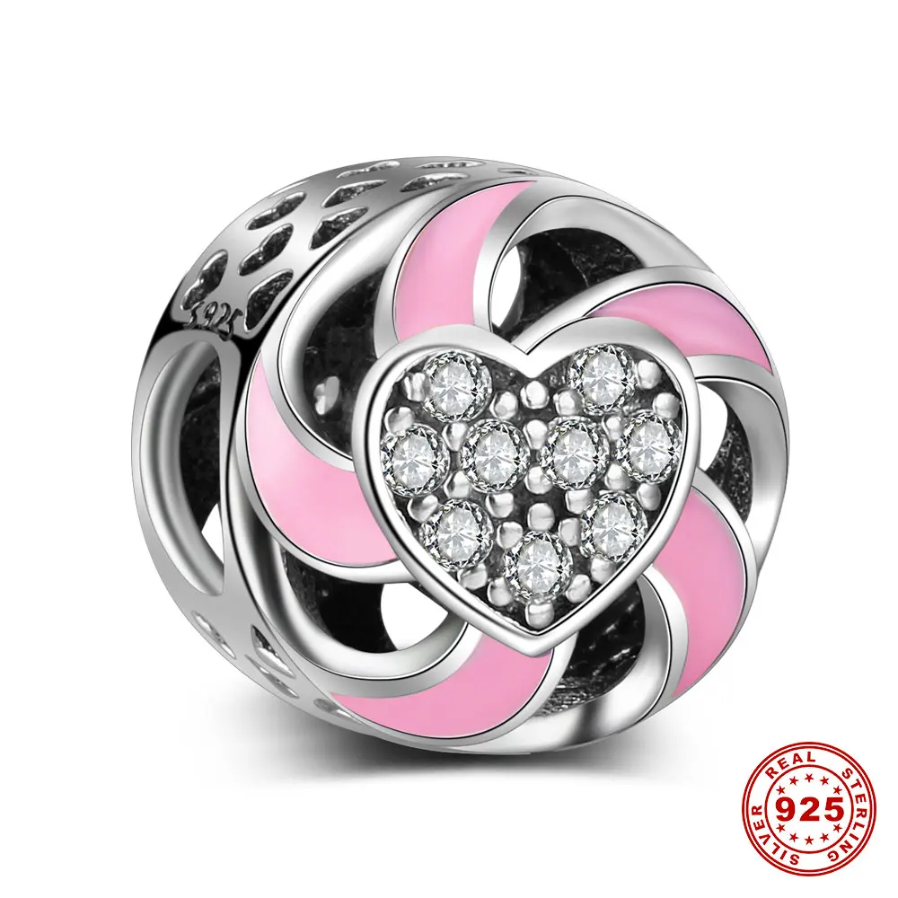 Серебро S925 пробы звезда Любовь Сердце Vnistar мама животное лапа сестра подруга сделай сам 925 серебро Европейский бисер "талисман" - Цвет: S021