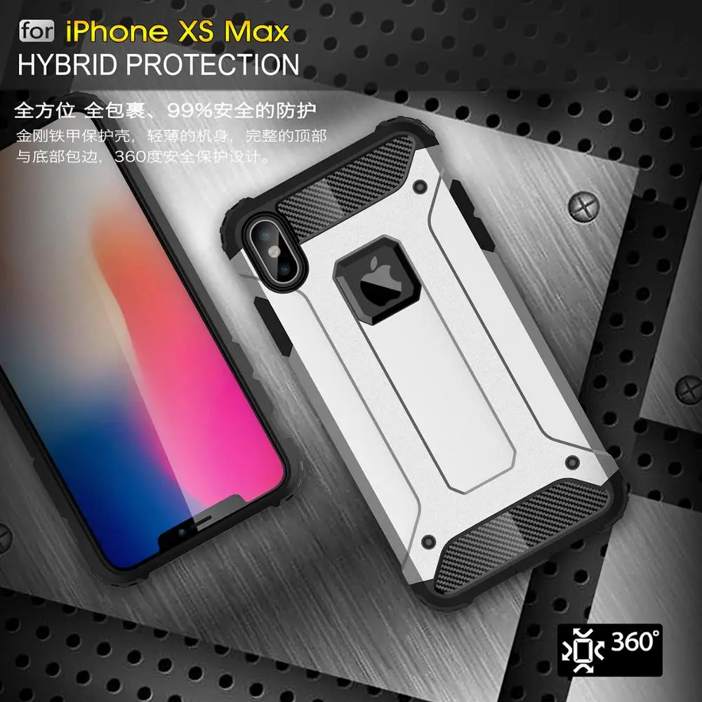 Бампер для iPhone 11 Pro XS MAX X XR 8 7 6S Plus 5s SE Гибридный Жесткий ПК силиконовый прочная
