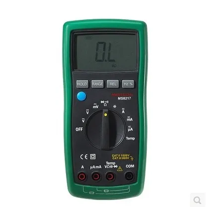 MASTECH MS8217 True RMS цифровой мультиметр измеритель переменного/постоянного напряжения