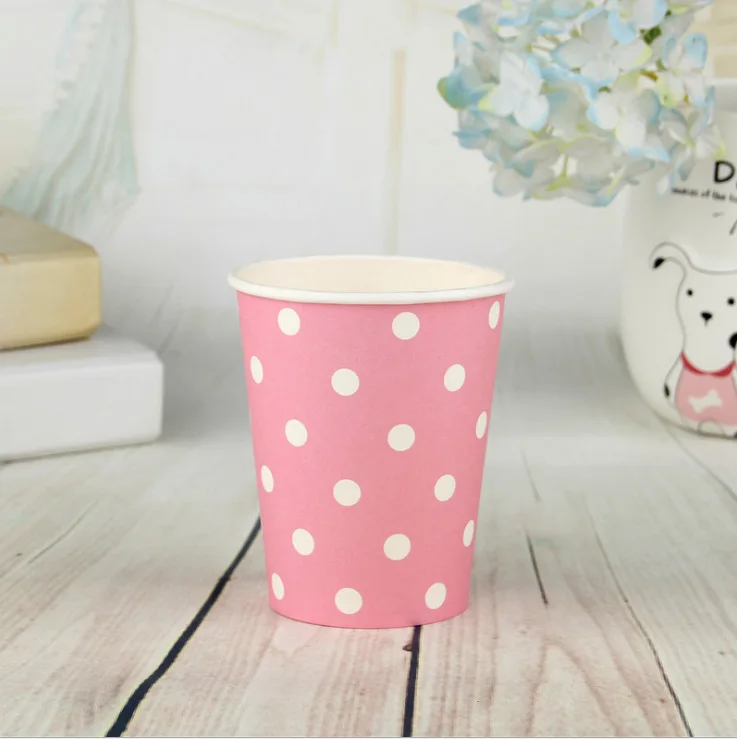 FANLUS Creative Princess Friendship Birthday Party Paper Cups Disposable Tableware (6pcs), Multi Color Party Supplies (4)