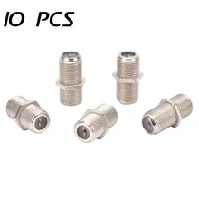 10 шт./компл. F Тип Соединительный адаптер разъем Женский F/F Jack RG6 укомплектованный коаксиальный кабель высокого качества/1 шт. SMA коаксиальный РЧ-разъем