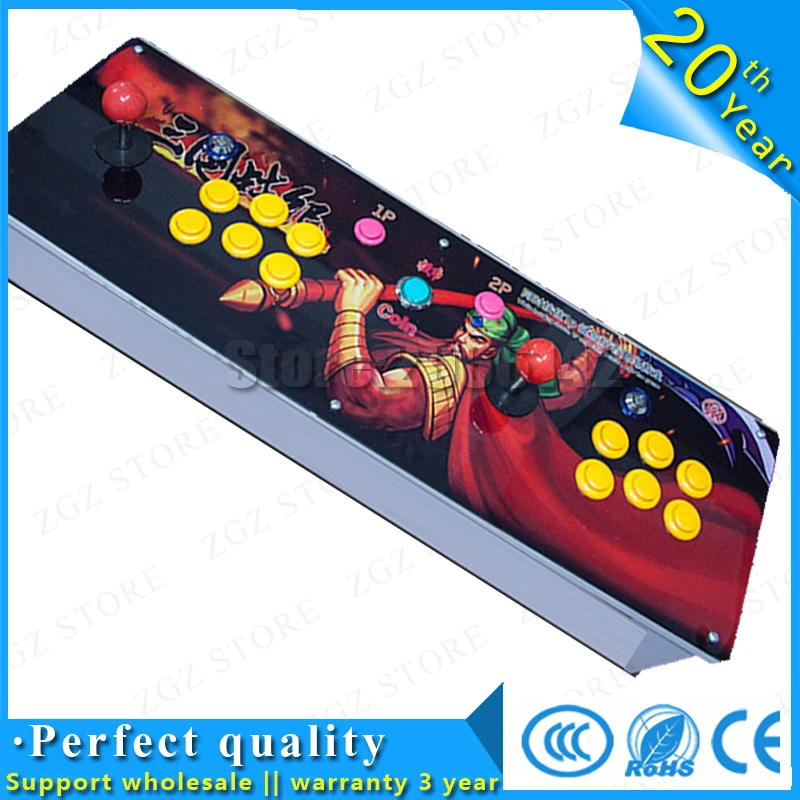 

SANGUO 645 games Double game console/ Pandora's Box 4 arcade board machine/ joystick game controller/ VGA out put