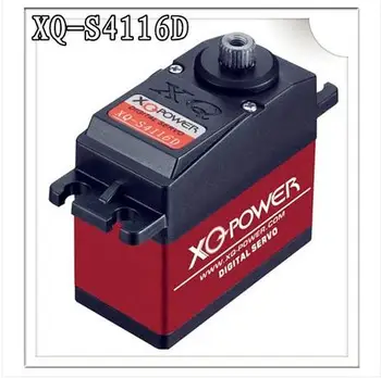 

Free shipping 56g/ 21kg/.14 XQ-Power second titanium alloy gear digital steering gear 7.2-8.5V S4116D