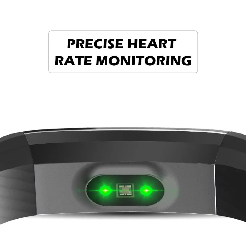 ID115 HR Смарт Напульсники монитор сердечного ритма Браслет Фитнес трекер Smartband