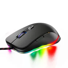 V6 Проводная RGB High-end оптический движок с подсветкой Встроенный вес железа оптическая Usb эргономичная, игровая мышка Компьютерная