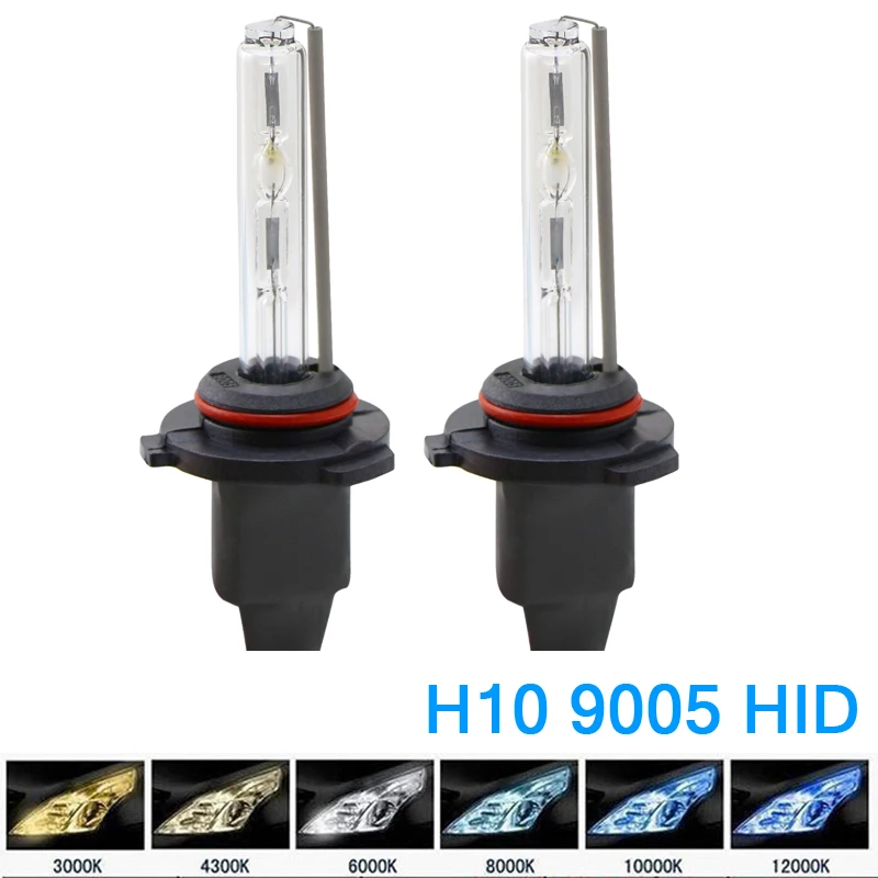 

HID Xenon Bulbs Replacement H10 9005 35W 12V 4300K 6000K 10000K Fog Light Brake Light Car Light Daytime Running Light 1 Pair