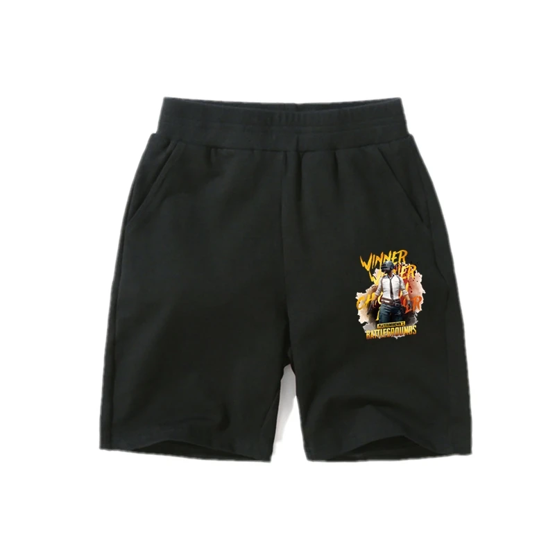 

Winner Winner Chicken Dinner kids shorts PUBG pocket icon little boys summer bottoms children's cotton pants kid fashion shorts