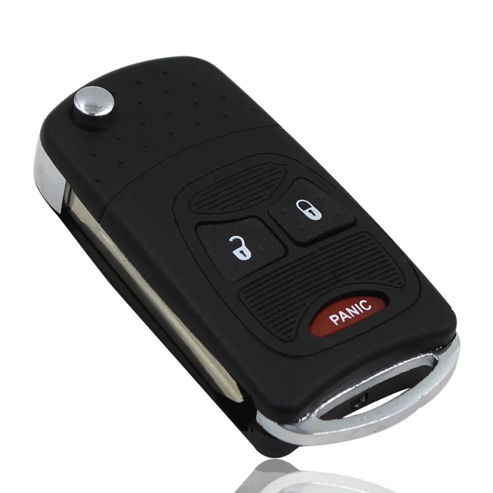 KEYYOU для Chrysler 2+ 1 кнопки модифицированный флип-ключ для автомобиля оболочки пустой 3 кнопки