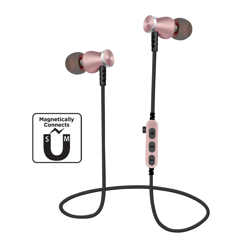 Bluetooth наушники MPLSBO T5 с микрофоном металлические спортивные беспроводные стерео