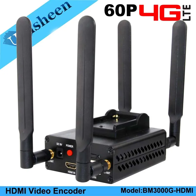 4G LTE H.264 HDMI Video Encoder Low Lantency Live Stream Transmitter Ip Encoder Broadcast wireless wowza youtube facebook
