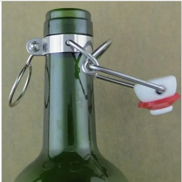 12PCS Ez Cap Flip Top Stopper Root Beer Bottles Replacement Swing Tops