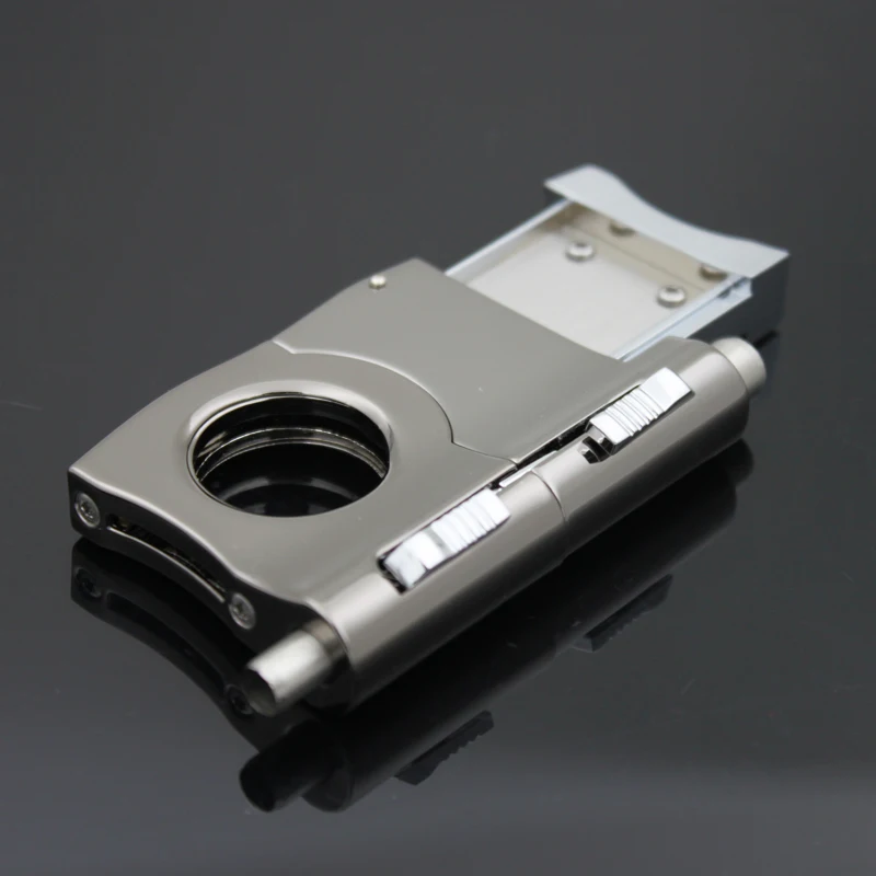 Stainless Steel Cigar Cutter Knife With Cigar Punch Portable Smoking