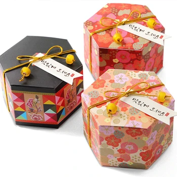 

6colors 50pcs/lot Chinese Traditional Style Candy Box Baby Shower Wedding Favors Party Supplies Paper Gift Boxes