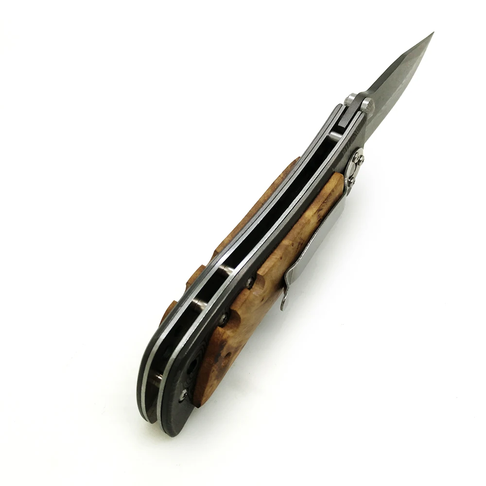 339 Tactical Folding Hunting Flipper Knife Damascus Pattern Survival Combat Pocket EDC Multi Knives Camping Outdoor Rescue Tool