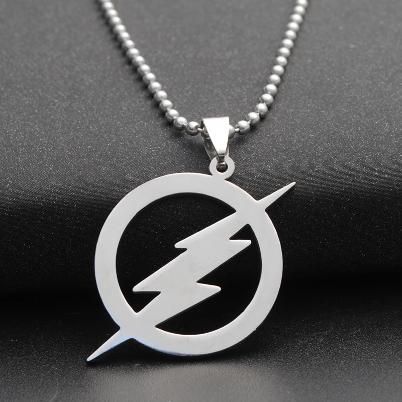 10pcs/lot Zeus Lightning Bolt Necklace 