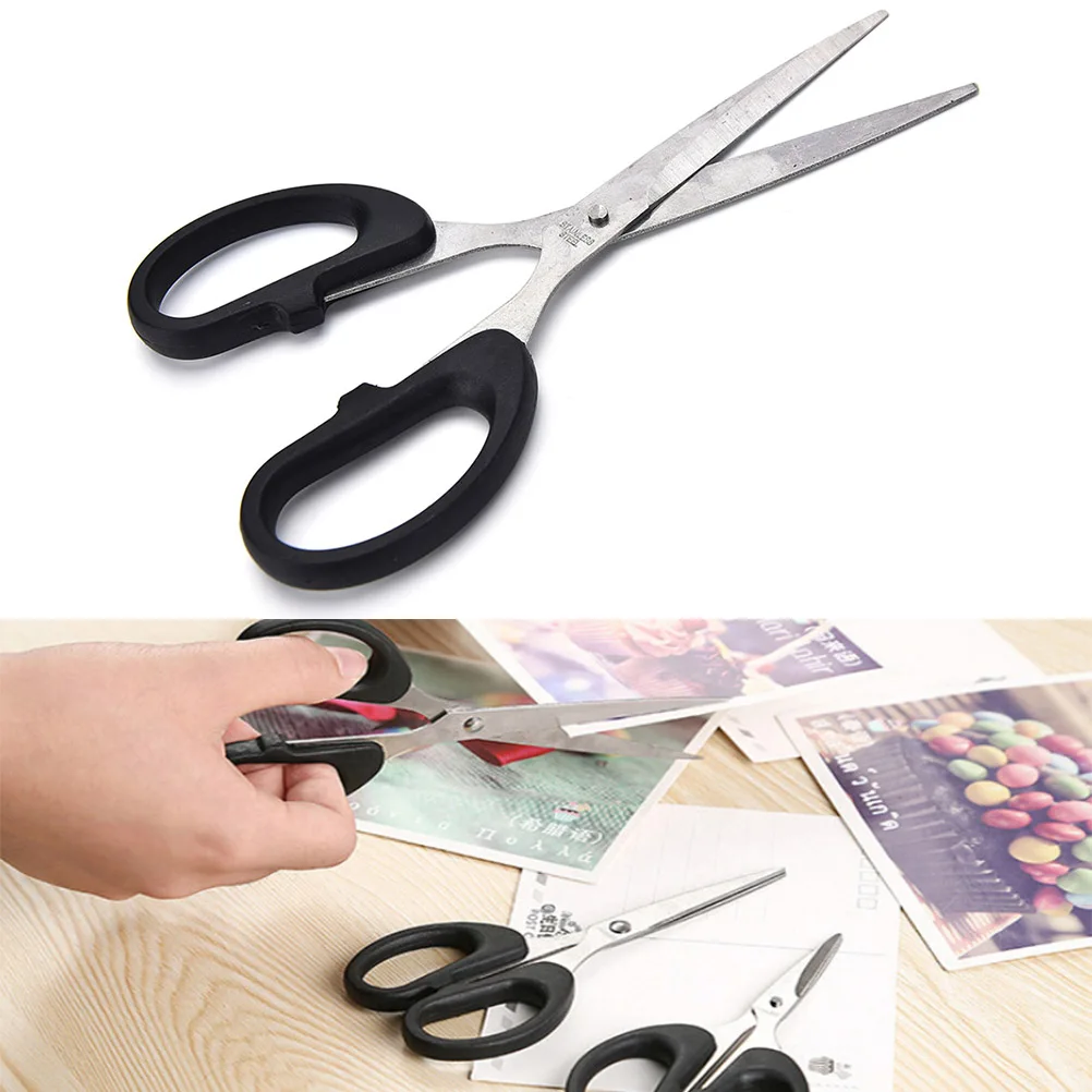 School Office Scissors Paper Cutter Arts Crafts Stainless Steel Scissors articulos de oficina DIY Scrapbooking Photo Scissor