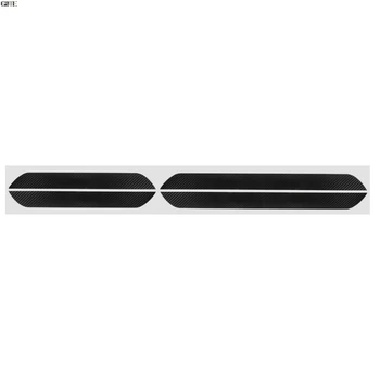 

4 Pcs Black Carbon Fiber Car Door Pedal Plate Sill Scuff Cover Sticker For Skoda Octavia A5 A7