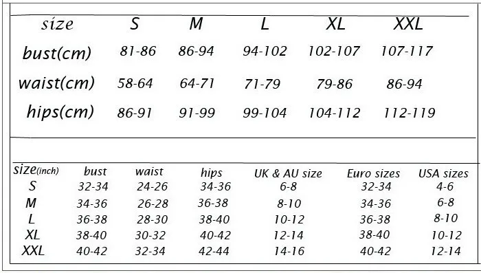 size chart 32