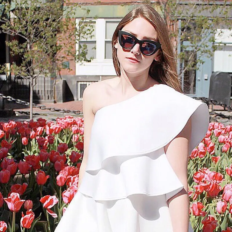 party wear white top for women