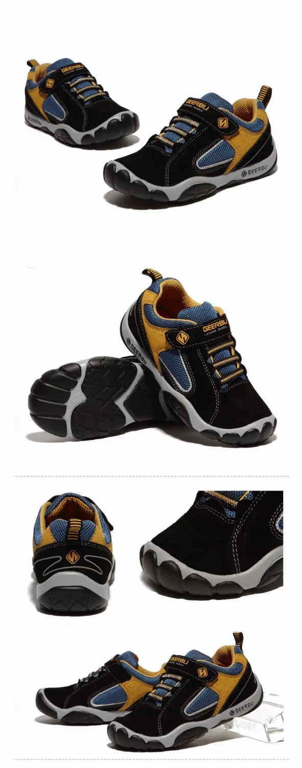 Crianças de Couro do Plutônio Meninas e Meninos Formadores ao ar 28-40 à Prova Sapatos Tamanho Dwaterproof Água Crianças Tênis Respirável Esportes Livre 2020 6 Mamãe e Bebê